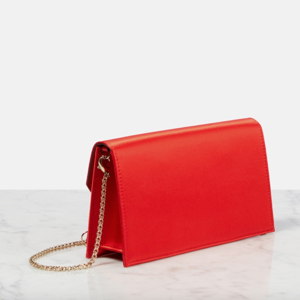 CHRISTIAN LOUBOUTIN Loubi54 Small satin crossbody clutch - Picture 9 of 16